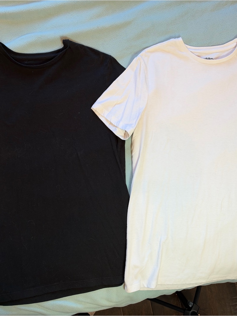 Goodfellow & Co Black and White Short Sleeve Crewneck T-Shirt Pair